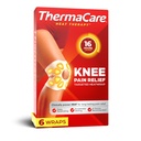 ThermaCare Knee Heat Wraps for Pain Relief, Heating Pads, 6 Count | 8-Hour Therapy, Flexible, Joints & Muscles, Secure Fit for Daily Comfort & Support
