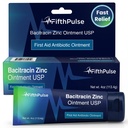 Bacitracin Antibiotic Ointment with Zinc, 4oz - First Aid Ointment for Minor Cuts, Bruises, Abrasions, Burns - Topical Antibiotic for Wound Healing