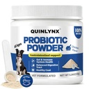 Natural Probiotic Powder for Dogs - Vet Formulated Digestive & Gut Health Supplement with 15 Probiotic Strains & 6 Billion CFU, Supports Immunity, Energy Levels, Skin and Coat Health, 30 Scoops