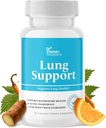 DR VITAMIN SOLUTIONS Lung Detox Supplement for Men & Women - 10-in-1 Blend w/Vitamin C & Butterbur Root - Υποστηρίζει την υγεία των πνευμόνων και την αναπνευστική λειτουργία - Βελτιώνει την αναπνοή, τη ροή οξυγόνου - 30 Vegan Caps