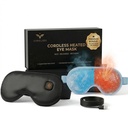 Heated Eye Mask for Sleep & Relaxation, Warm Compress Eye Mask for Dry Eyes & Screen Fatigue, Soft Comfortable Eye Cover, Includes Bonus Hot & Cold Gel Eye Mask, Giftable Box for Men & Women