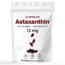 Astaxanthin 12mg with MCT Oil - Travel Size 90 Softgels, 3 Month Supply, Astaxanthin Supplements, Organic Antioxidant from Natural Microalgae, Support for Skin, Joint & Eye Health, Non-GMO
