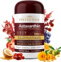 Astaxanthin 12mg Supplements from Natural Microalgae, MCT Oil, Lutein 40mg,Zeaxanthin,Lycopene,Glutathione & Hyaluronic Acid,120 Vegan Softgels,Non-GMO,Gluten & Soy Free,Eye & Skin Antioxidant Support