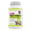 Zenpaws Milk Thistle for Dogs - 180 Chewable Tablets - Canine Liver and Kidney Support Supplement for Dogs - Detox for Dogs - Liver Supplement for Dogs, 800 mg