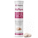 Ruolai H2pure Hydrogen Tablets – H2 Tabs – Fast-Dissolving Hydrogen Supplement for Cellular Hydration, Detox, Liver & Mental Clarity – Caffeine-Free, Veg (Raspberry)