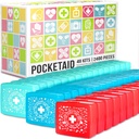 EVERLIT Pocket-Aid Mini First Aid Kit | Compact, Portable Hard-Shell Cases of 50 Items | Cuts, Scrapes, Wound Care Essentials for Travel, Outdoor, School, Camping, Home, Office (48 Packs | 2400 Pcs)