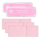 Perineal Ice Packs for Postpartum Recovery, Hot & Cold Postpartum Ice Packs | 2 Gel Ice Packs & 3 Washable Soft Covers for Hemorrhoid & C-Section Relief, New Mom Gift, Reusable