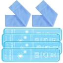 Reusable Postpartum Perineal Ice Pack - Hot & Cold Therapy Pads for Hemorrhoid Relief, Uterine Cramps, C-Section Recovery, Reduces Swelling - Hypoallergenic & Leak-Proof (Blue)