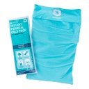 Instant Postpartum Pads for Women After Birth and Cold Therapy Clay Pack with Cover (Oversized Ice Wrap 12”x21”) | Perineal Ice Packs for Postpartum Care | Large Cold Pack for Back and Hip