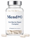 Gut Barrier Repair Complex, Acid Reflux Capsules with Sodium Alginate, Zinc-L-Carnosine, DGL Licorice & Ginger, Gut Lining & Post-Meal Digestive Comfort, 60 Capsules
