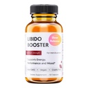 Male Libido Booster - Herbal Testosterone Supplement with Organic Maca Root, Korean Red Ginseng & L-Theanine – Gluten-Free Vegan Non-GMO Supplement (60 Caps)