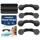 Nasal Strips for Snoring, Extra Strength Nose Strips for Breathing | Enhanced Respiratory Efficiency Effective Snoring Solution Nasal Dilators Improve Sleep and Exercise Quality - Black 30 Count