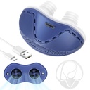 Anti Snore Device,Stop Snoring Reduction,Electric Anti Snoring Devices | Adjustable Airflow Snoring Solution Aids for Men & Women(Blue)