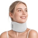 Ice Silk Neck Brace - Soft, Breathable Cervical Collar for Pain Relief & Posture Correction - Anti-Snoring Support for Comfortable Sleep - Ideal for Office, Business Trip, Driving & Daily Use
