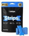 HiStrips High Performance Nasal Strips, Sweat-Proof, Blue, 30 Count | Easier Breathing, Less Snoring, Designed for Athletes, Sweat-Proof Adhesive Matrix, Reinforced Lift Band, Support Airflow