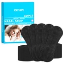 OK TAPE Nose Strips for Breathing and Snoring 30Pcs Black | Nasal Strips for Snoring and Running, Performance Boost Snoring Solution, Help Relief Nasal Congestion and Reduce Snoring
