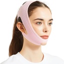 Chin Strap for CPAP Users, Chin Strap for Sleeping | Adjustable & Breathable Chin Strap, Jaw Strap for Sleep Apnea, Snore Stopper for Men and Women, (Pink/M)