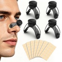 Extra Strength Adjustable Nose Strips for Breathing, Snoring & Sports | Nasal Strips for Congestion Relief During Sleep, Colds & Allergies, Better Airflow, Sensitive Skin, 4 Sizes, 63-Night Supply