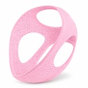 Anti Snoring Chin Strap for Sleeping, Breathable Snoring Chin Strap Jaw Strap for Mouth Breathing Support, Soft Reusable Sleep Chin Strap to Help Keep Mouth Closed, Men Women, Pink