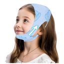Chin Strap for Sleeping Kids - Professional Anti-Snoring Solution, Chin Strap for Snoring, Breathable and Adjustable, Fits Kids 3'9"-5'3" Tall and Weighing 33-132 lbs (Blue Cartoon)