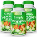 Simply Nature's Pledge - Made with Whole Food Superfoods, Packed with Beta Carotene & 18 Different Vegetables - 100% Soy Free (90 Count (Pack of 3))