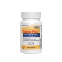 SDA LABORATORIES Senna Plus Laxative Tablets – 200 Count (1 Pack) | Sennosides 8.6mg and 100mg Docusate – Dual-Action Senna Stool Softener – Overnight Digestive Support – Easy-to-Swallow Tablet