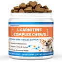 Lipoma Treatment for Dogs – L-Carnitine Optimizes Fat Metabolism, 150 Chews | For Comfort; Advanced Formula with Turkey Tail, Yunnan Sanqi, CoQ10 & Curcumin Blend for Cellular Care, Immunity & Vitality