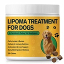 Lipoma Treatment for Dogs, L-Carnitine & Mushroom Soft Chews | For Lumps & Bumps; Supports Fat Metabolism, Immune & Cellular Wellness with Omega-3 & CoQ10