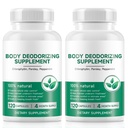 2Pack Chlorophyll Capsules | Internal Body Deodorant Supplement for Men & Women | Natural Odor Control for for Body Odor, Fresh Breath,Immune Support,Vegan(120 Caps)