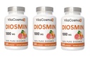 Diosmin Capsules, 240 Count, 1000 mg Serving, Vegan, Citrus Bioflavonoids 100% Vegetarian, Non-GMO & Gluten Free Diosmin Supplement with Max Strength - 3 Packs