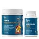 Dr. Tobias Colon Everyday Health & Fat Burner Nightly – Daily Fiber Drink & Nighttime Metabolism Support – Help Curb Cravings and Promote Digestive Comfort
