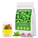 Nettle Leaf Tea, 50 Count, Dried Nettle Leaves, Caffeine-Free Herbal Tea | Dried nettle leaves, pyramid sachets, sugar & caffeine free, nightly relaxation, easy brewing