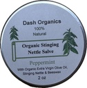 Organic Stinging Nettle and Peppermint Salve - 2oz, Stinging Nettle Salve, Chemical-Free Moisturizing Skin Care for Dry Irritated Skin