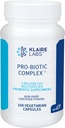 Klaire Labs SFI Health Pro-Biotic Complex, 100 Capsules, 2 Pack | Men & Women Intestinal Support, 5 Billion CFU Lactobacillus acidophilus, Bifidobacterium bifidum Probiotic, Hypoallergenic