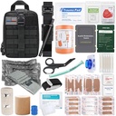 IFAK Trauma Kit with Tourniquet, Israeli Bandage, Splint, Tactical First Aid Kit for Workplace, Office, Vehicle, Construction & Outdoor Emergency Preparedness (78 Pack)