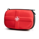 RHINO RESCUE EVA First Aid Kit Small Waterproof Travel Emergency Kit (Red) | Hiking First Aid Kit for Backpacking, Medical Kit for Travel, Home, Car, College Dorm Room, Camping, Boat, Back to School
