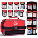 418-Piece First Aid Kit for Home, Travel, Camping, Hiking & Outdoor Emergencies, Tear-Resistant Survival Kits for Business, Vehicle & School, Multi-Use Emergency Medical Supplies