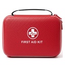 First Aid Kit Empty- Smart Compartments First Aid Kit Case with Waterproof EVA Hard Shell Case for Home, Car, Hiking, Camping & Travel, Compact & Portable Emergency Medical Kits-Red