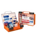 American Red Cross Officially Licensed Product, 25 Person First Aid Kit, 118 Piece Emergency Medical Supplies to Clean & Treat Minor Injuries, Hard Case Box for Home, Business, Job Site, Car
