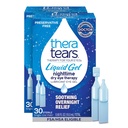 TheraTears Liquid Gel Nighttime, Preservative Free, Eye Drops, 30 Ct, 2 Pk | Preservative-Free, Lubricating Eye Gel for Dry Eyes, Single-Use Vials, Dry Eye Therapy, Soothing Overnight Relief