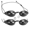 HydraSleep 3D Moisture-Lock Sleep Mask (2-Pack) - CPAP Compatible Eye Shield for Dry Eyes Relief, 100% Blackout Nighttime Eye Cover for Air Leaks, Drafts, and Sleep Comfort