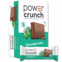 Power Crunch Chocolate Mint Protein Energy Bars, Crispy Wafer Whey Protein Snack, Protein Bar, High Protein Energy Snack - 1.4 oz (5 Bars)
