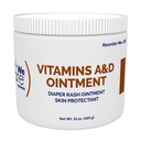 Dynarex Vitamins A & D Ointment Jar, 15 ounces | Phthalate Free, Made In USA, Expiration Dated, 900 Day Shelf Life, Physician Supplies, Model D1124