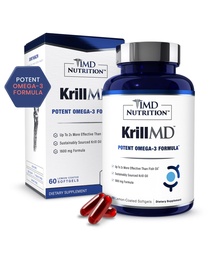 1MD Διατροφή KrillMD - Ανταρκτικής Oil Κριλ 3 συμπλήρωμα με Ασταξανθίνη, EPA, DHA 