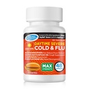RIGHT REMEDIES Severe Maximum Strength Daytime Cold & Flu Relief Liquid Softgels, Multi-Sympton Formula, 48-Count Value Size, Helps Relieve Fever, Cough, Nasal Congestoin, Aches & Pains