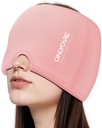 ONLYCARE Migraine Relief Cap, Headache Relief Cold Cap for Migraine Relief | Soothing Headache Ice Face Pack Mask, Cold Compress Head Wrap for Sinus, Tension, Stress, Hangover, Self Care Gifts for Women