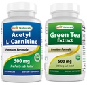 Acetyl L-Carnitine 500 Mg & Green Tea Extract 500 mg