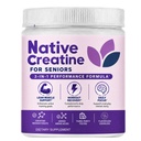 Native Creatine for Seniors, 150g Creatine Monohydrate with L-Leucine and L-Carnitine, Supports Strength, Power, Energy, Muscle & Recovery, Men & Women, Unflavored