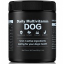 90 Counts Daily Multivitamin, Dog Allergy Support Chews | Salmon Oil & Vitamins Itch Relief Chews– Skin & Coat Care, Helps Reduce Itching & Licking, Gut & Immune Supports