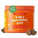 Probiotics for Dog Vitamins, Supplements Chondroitin for Skin Coat Chicken | Multivitamin Treats for Dogs, Joint Support Glucosamine + Digestive Enzymes & Probiotics, Grain Free - 120ct